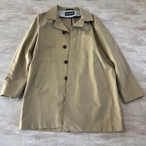 Bonobos Size Large Mens Trench Overcoat Tan